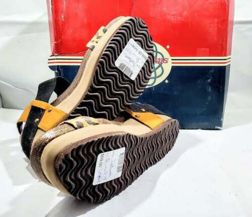 Hokus Pokus Tatum Wedge Sandals leopard - Size 8M
