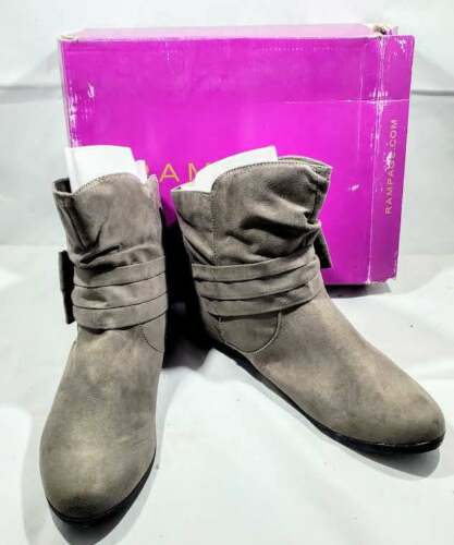 Rampage Basha Microsuede Bootie with Bow grey - 10m