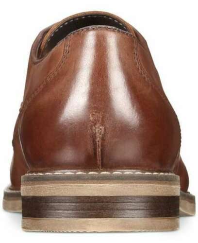 Alfani Men's Phillip Oxfords Lace-Up Dress Shoes  Tan Leather Size 9