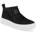 Eileen Fisher Women's Greta Sneaker Booties Black Nubuck Size 6