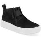 Eileen Fisher Women's Greta Sneaker Booties Black Nubuck Size 6