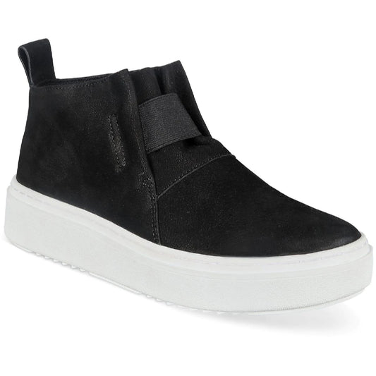 Eileen Fisher Women's Greta Sneaker Booties Color Black Nubuck Size 6M