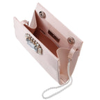 NINA Homage Crystal Embellished Clutch