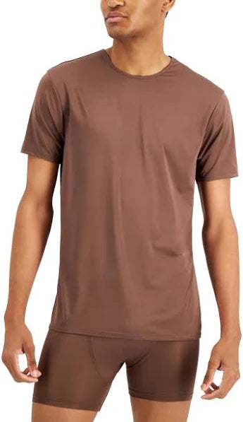 ALFANI Men's Air Mesh Undershirt  Color Brown Size 2XL
