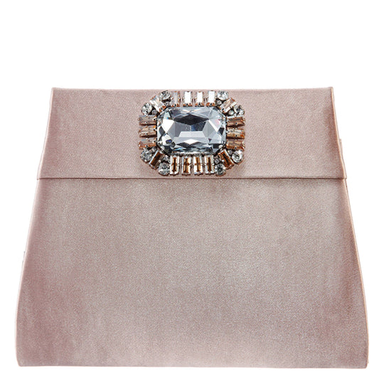 NINA Homage Crystal Embellished Clutch